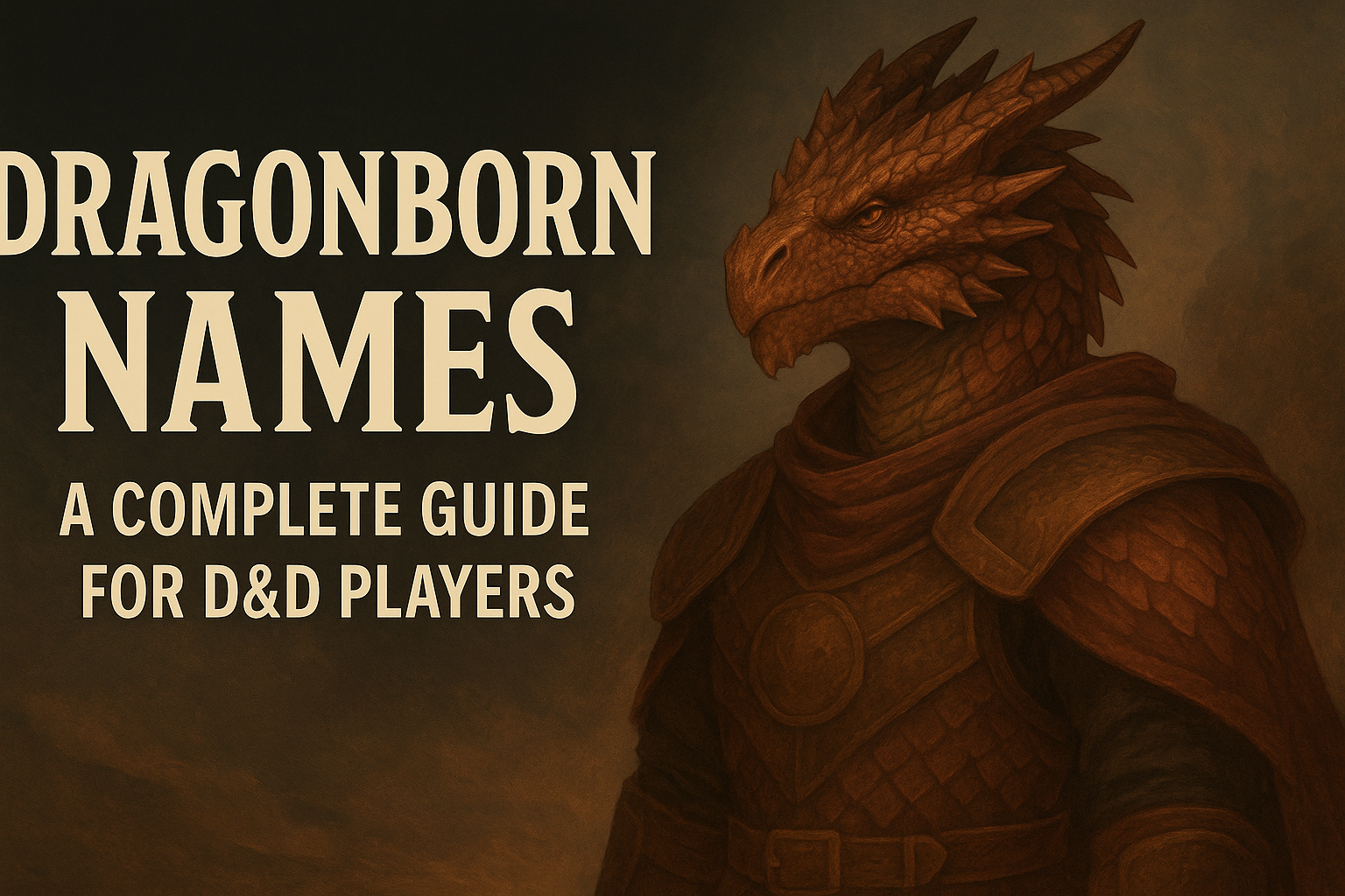 Dragonborn Names: A Complete Guide for D&D Players