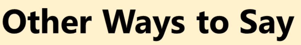 Other Ways to Say "Speed Up the Process"