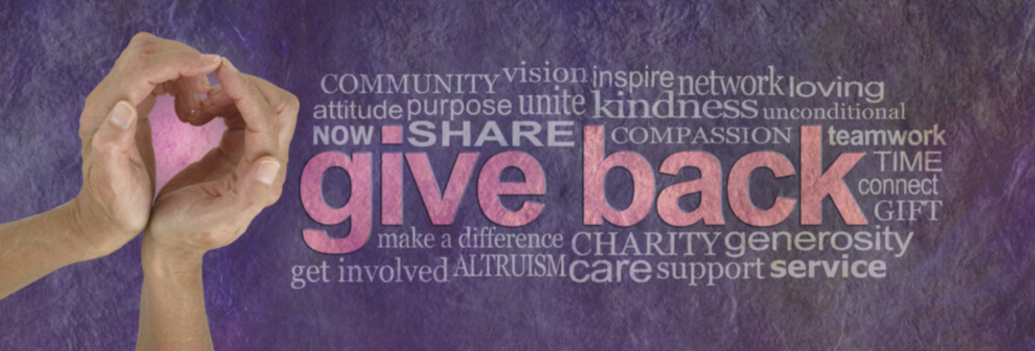 Giving Back to the Community Synonym