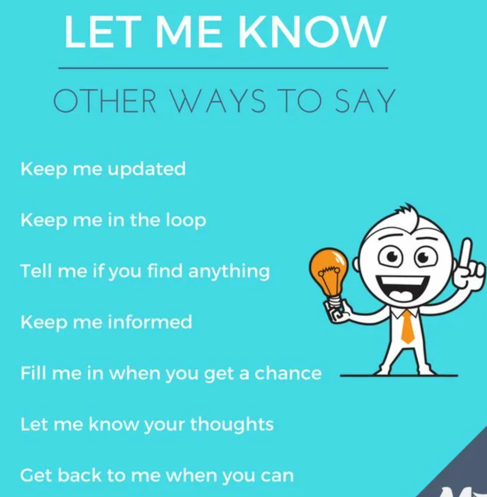 Other Ways to Say "Please Let Me Know Your Availability"