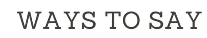 Other Ways to Say Thank You for the Update